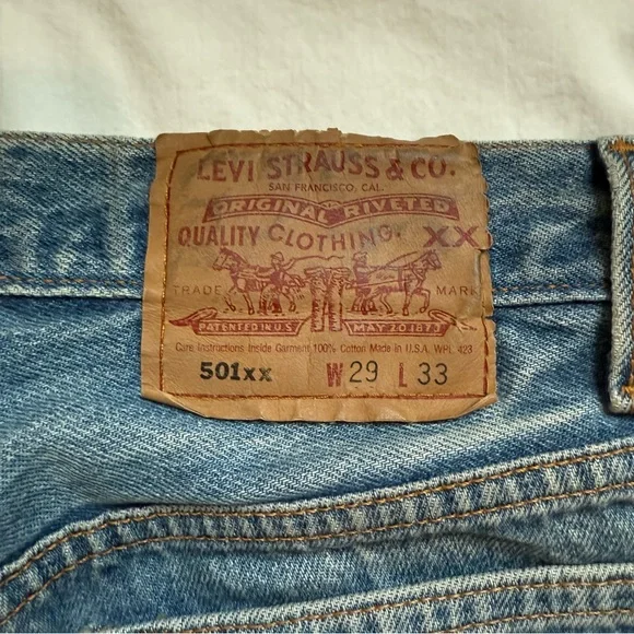 vintage 501xx Levis 501 USA made fit like 25 - Picture 10 of 10
